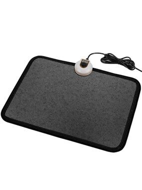Electric Heated Floor Mat Foot Warmer Under Desk Heating Pad Non Slip